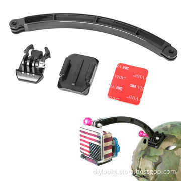 ST-91 Outdoor Motorcycle Cycling Helmet Extension Arm Tripod Mount for GoPro HD Hero 2/3